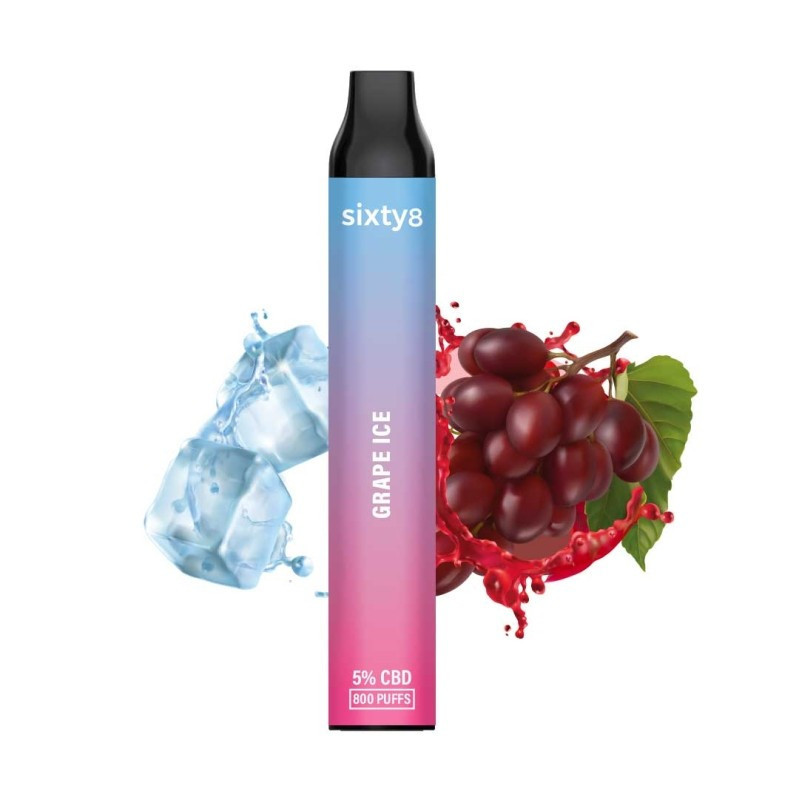 Puff pen CBD (5 %) Grape Ice de la Sixty8 Romania Puff pen CBD (5 %) Grape Ice de la Sixty8 Romania