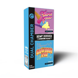 Cookies 2ml Dual Chamber Vape 99% Signature Blend - Triple Scoop & Georgia Pie de la Sixty8 Romania