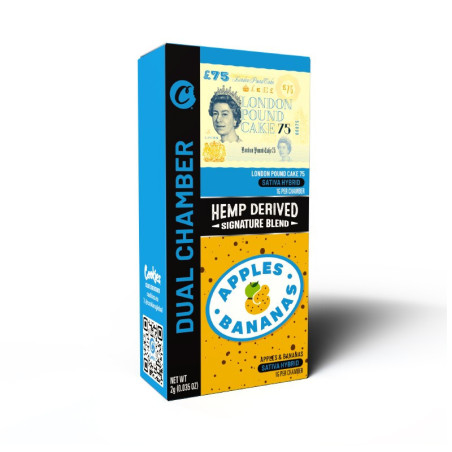 Cookies 2ml Dual Chamber Vape 99% Signature Blend - LPC 75 & Apples and Bananas de la Sixty8 Romania
